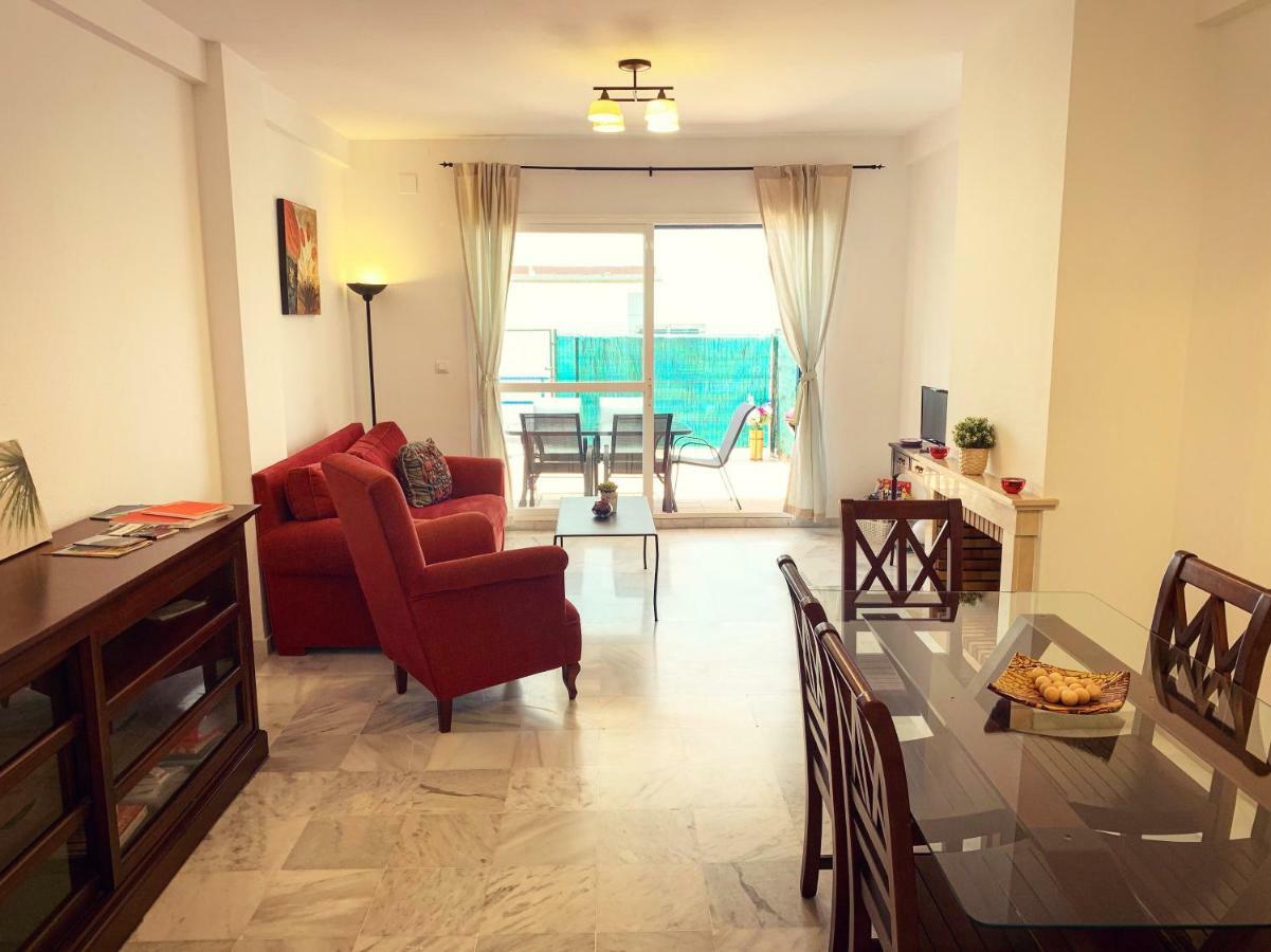 Fantastic 3-Bedroom Holiday Home Including Tennis And Pool Near Golf Course El Portil Exterior foto